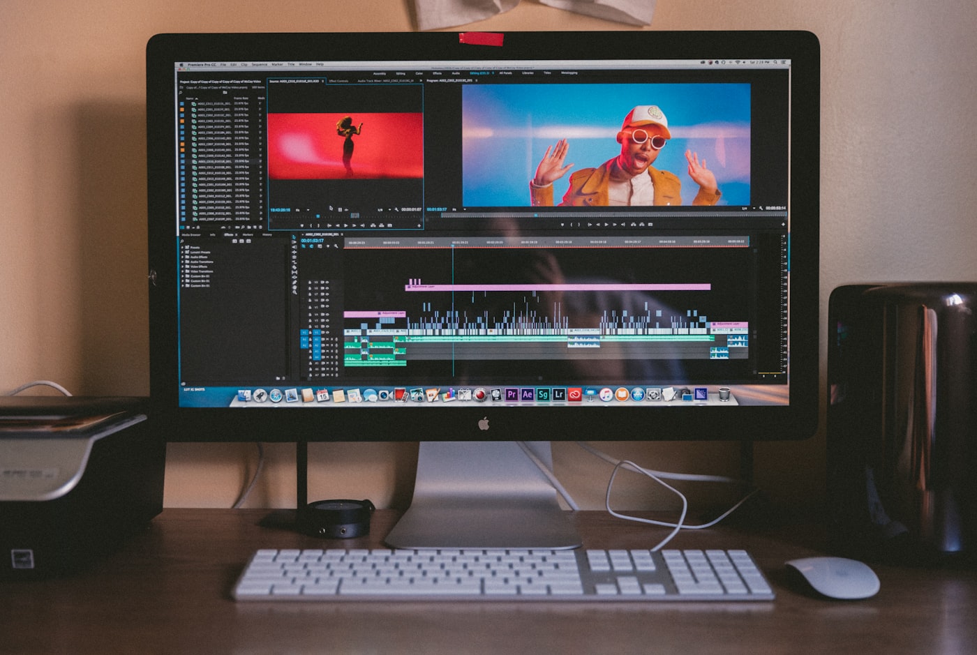Editing a video timeline
